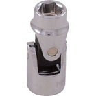 Gray Tools 11mm X 3/8" Drive, 6 Point Universal Joint Socket, Chrome Finish-Size: 11mm