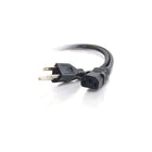 C2G 9482 15' Power Cord-C13 IEC and NEMA 5-15 Male ports for efficient connection