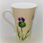 Roy Kirkham Latte Mugs (Set of 6) - Thistles 600ml-600 ml