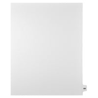 Mark Maker Legal Tabs - Letter Size - White - 1/15th cut - 25 tabs per package - 5 packages Pack - Number 195-White Single Tabs