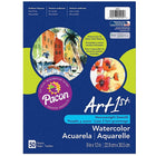Pacon Art1st Watercolor Paper, White, 18"(W) x 12"(H), 50 Sheets-Color: White