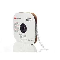 Velcro 3/4" Coin, White Loop (1028 Coins)-Velcro 3/4" coin -  (1028 coins)