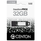 Centon DataStick Pro2 32 GB USB 2.0 Flash Drive - School Composition Book-32 GB storage capacity