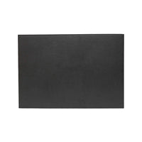 Ashlin Killarney Rectangular Placemat 16 x 11, Black (PLACE10-00-01)-Material: Featuring 100% ASHLIN® Tuscany Full Grain Cowhide leather. ASHLIN® products are crafted from 100% genuine leather. This premium leather shows off a natural range of shades and textures. ASHLIN® uses full grain leather, which is the ultimate quality in leather available.
