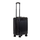 Air Canada Milan 20" Hardside Carry On Spinner Luggage - Black-Dimensions: 
15.1" x 8.8" x 19" + 2.3" EXP (38.5 x 22.5 x 48.5cm + 6cm EXP)