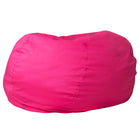 Flash Furniture Oversized Solid Hot Pink Bean Bag Chair-Oversized Bean Bag