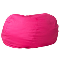 Flash Furniture Oversized Solid Hot Pink Bean Bag Chair-Oversized Bean Bag