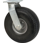 Flat-free Casters, Tread Width, 3" W, Swivel Flat-free Casters, Wheel Diameter, 10", 3 Pack-Wheel Diameter - 10"