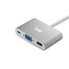 tmd USB-C to VGA Multiport Adapter (AD5L-03WH)-Transmits audio and video over VGA port