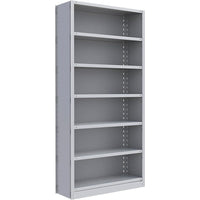 Metalware RK227 Boltless Shelving Unit, 7-Shelves, 36" x 24" x 76", Light Grey-Adjustable shelving system that provides high strength, yet economical storage capacity for your needs