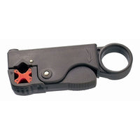HVTools Coaxial Cable Stripper for RG 58 RG59 RG6, 8" x 4" x 2", Grey-HV Tools Coaxial Cable Stripper for RG 58,59,6 is designed for stripping cables without any adjustment.