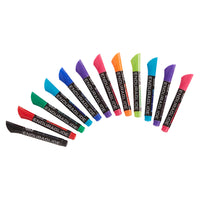 Quartet EnduraGlide Dry-Erase Markers - Chisel Tip - Assorted Colours - 12 Pack-Non-toxic, low odor ink is perfect for any environment, such as classrooms, offices and homes