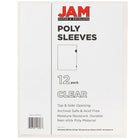 JAM Paper Plastic Sleeves, 9 x 11.5, Clear, 600 Pack (2226316988C)-Material: plastic