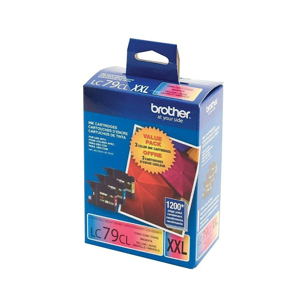Brother LC79 Colour Ink Cartridges Combo Pack, Super High Yield