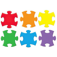 Trend Enterprises 1 - 4 Grade Classic Accents Puzzle Pieces, 108 Pack (T-10906)-Dimensions: 5 1/2"H