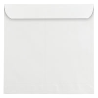 JAM Paper 13.5 x 13.5 Large Square Envelopes, White, 50 Pack (3992323I)-White envelope