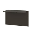 Bestar Prestige Desk Bridge, Bark Grey & Slate-Durable 1" commercial grade work surfaces with melamine finish that resist scratches, stains and wear