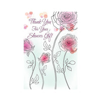Thank You Cards, Thank You For Your Shower Gift,48 Notelet Cards-Inside:  The bridal shower was so nice - And your gift was so special!  Thank You