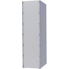 Metalware Boltless Shelving Unit, End Panel, 12" x 88", Light Grey-Assembly Instructions: http://www.metalware.ca/installinter.html
