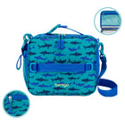 Bentgo Lunch Bag - Shark-Adjustable Buckle Handle: Attaches to any backpack or luggage for hands-free use
