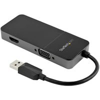 Startech USB 3.0 to HDMI and VGA Adapter 4K/1080p USB Type-A Dual Monitor Multiport Adapter Converter-Adapter