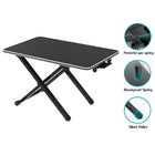 Ezywork 25.7" Height Adjustable Desk Converter 30B-Work Surface Dimension: 25.7"W x 15.7"D (65.3cm x 40cm)