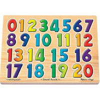 Melissa & Doug Numbers Sound Puzzle-Age group and grade: Ages 2 - 14 years and grades toddler - 9th