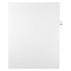 Mark Maker Legal Exhibit Index Tab White Single Tabs, 1/25th Cut, Letter Size, No Holes, Number 158, 25 Pack-White Single Tabs, 1/25th Cut