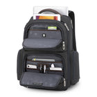 Swiss Gear Poly 17.3" Computer Backpack - Grey-Fits most 17.3" laptops