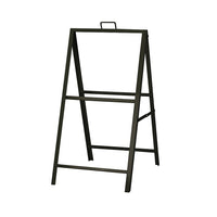 Futech Angled Metal A-Frame, 18"W x 32"H Insert Size, Black (AFRAME012)-Frame Size: 18"W x 32"H, 
Full height: 36"H