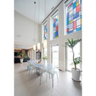 Fablon Mondrian Window Film Set of 2, Multicolor-Self-adhesive