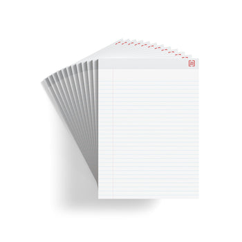 TRU RED Wide Ruled Notepad - 8.5
