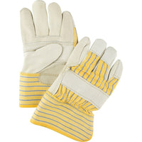 Zenith Safety Fitters Gloves - Large - Grain Cowhide Palm - Thinsulate Inner Lining - 12 Pack-Cuff Material: Rubberized