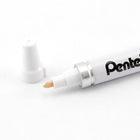 Pentel White Permanent Marker - Medium Point-Medium (3.9mm) bullet point (600m writing distance)