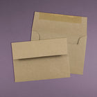 JAM Paper 4bar A1 Envelopes, 3.63 x 5 1/8, Brown Kraft Paper Bag Recycled, 1000 Pack (LEKR900SFB)-Closure: Gum