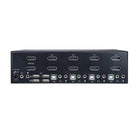 StarTech 4-Port Dual DisplayPort KVM Switch, Black (SV431DPDDUA2)-Share your USB peripheral devices with built-in 2-port USB hub