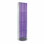 Azar Displays Two-Sided Pegboard Floor Stand, 60" x 16", Purple (700256-PUR)-Made from pegboard