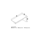 Pro-Linea Return Table, White-Durable 1.5" commercial grade work surface with melamine finish that resists scratches, stains and wears.