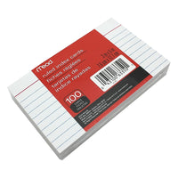 Mead Index Cards, Ruled, 3" x 5", 100 Cards per Pack, 36 Pack (MEA63350)-The spaces between each line are also large enough so that you can write at normal size and easily read your notes with a quick glance