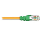 BlueDiamond CAT5e Cross Over Cable, 25ft, Orange, (5847)-350Mhz Stranded 4 pair 8 conductor Unshielded Twisted Pair (UTP) cable