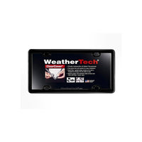 WeatherTech ClearCover License Plate Frame and Cover, Black-Nearly indestructible license plate frame and clear protective lens