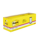 Post-it Super Sticky Cabinet Pack, 3" x 3", Canary Yellow, 24/Pack-Securely stick your notes to more surfaces