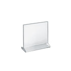 Azar Displays 8.5" x 8.5" Horizontal Top Load Acrylic Sign Holder, Clear, 10 Pack (142717)-Perfect for schools, businesses, homes, and retail stores