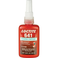 Loctite Retaining Compound 641 Controlled Strength, 50 Ml, Bottle, Yellow - 2 Pack-Colour: Yellow