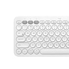 Logitech K380 Multi-Device Bluetooth Wireless Keyboard - Off white-Connects to all Bluetooth wireless devices with external keyboard support. Map keys and layouts for Windows, Mac, iPadOS, Chrome OS, Android, iOS, and even Apple TV

