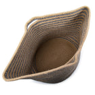 Truu Design Cotton Rope Basket with Handles, 14.75 x 17 inches, Grey-Purpose: this basket is an additional storage organizer for your towels, laundry, magazines, toys, and many other household goods