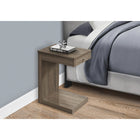 Monarch Specialties 3191 Accent Table - Dark Taupe With A Drawer-Sturdy and thick base 
