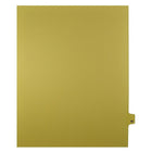 Mark Maker Legal Exhibit Index Tab Buff Single Tabs, 1/25th Cut, Letter Size, No Holes, Number 46, 25 Pack-Buff Single Tabs, 1/25th Cut