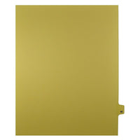 Mark Maker Legal Exhibit Index Tab Buff Single Tabs, 1/25th Cut, Letter Size, No Holes, Number 46, 25 Pack-Buff Single Tabs, 1/25th Cut