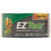Duck Brand EZ Tear Paper Tape - Tan - 1.88 in. x 25 yd.-Paper Tape